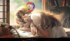 【个人引导页】纯HTML5+CSS超漂亮的源码网站引导页源文件