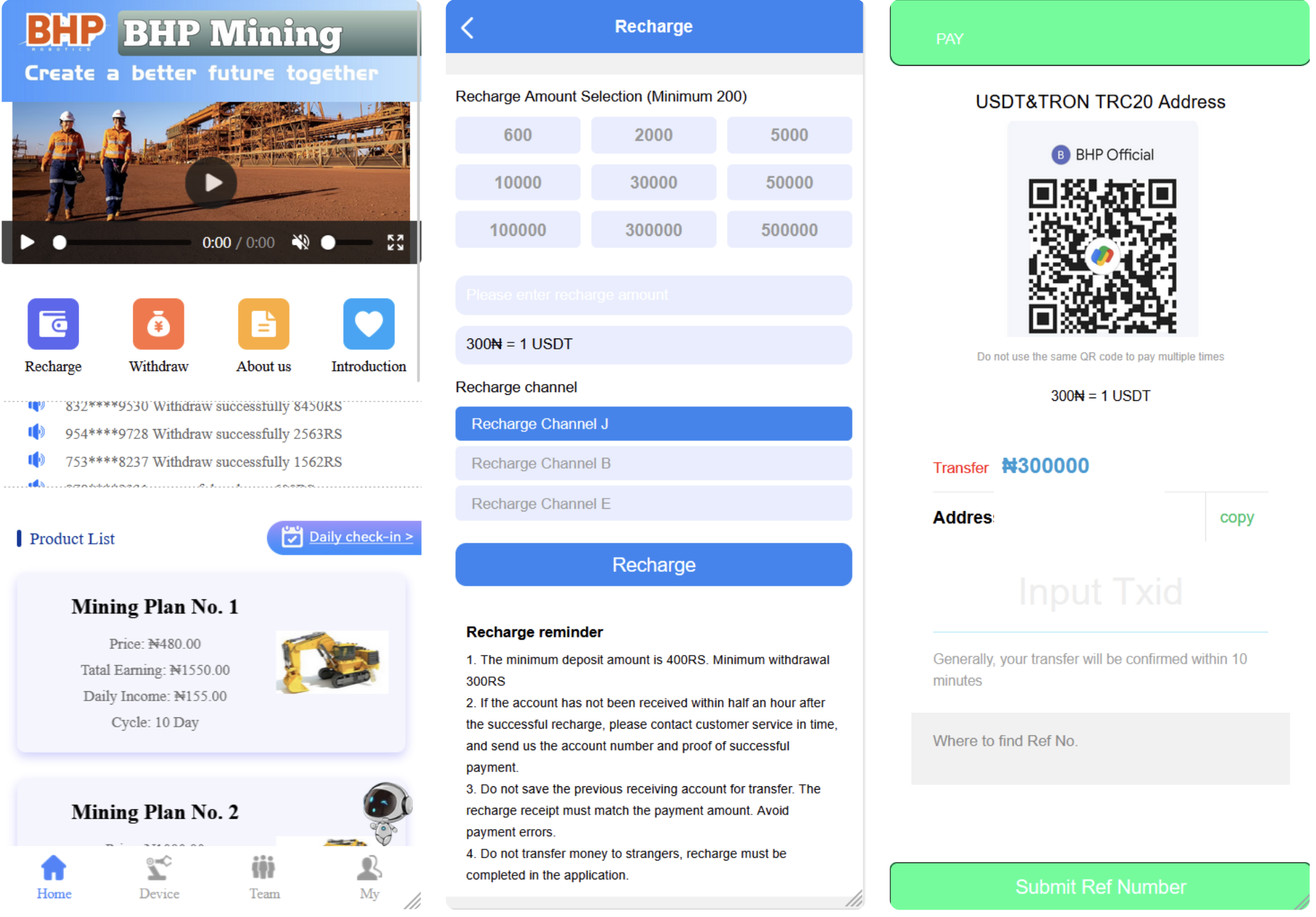 海外挖矿投资理财源码/前端html+后端PHP UI精美 搭建简单 矿机理财源码