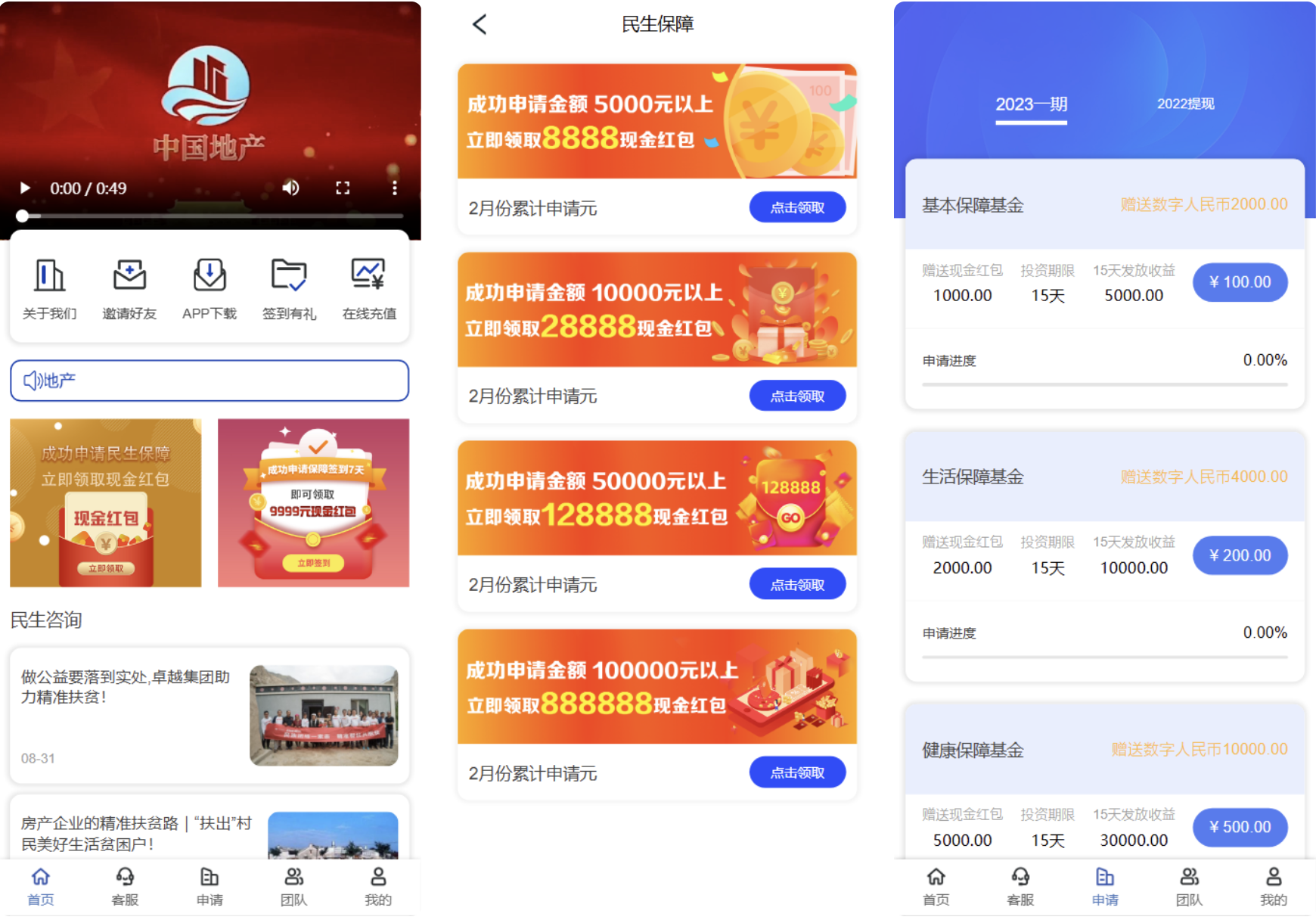 房地产投资理财源码/投资理财源码/三级代理分销+每日签到/前端html+后端PHP
