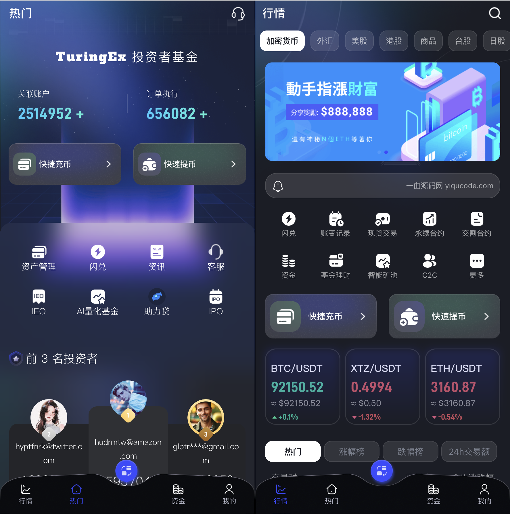 价值10万交易所源码,Java综合交易所源码/支持加密货币 外汇 美股 大宗商品 台股 A股 日股 德股等等众多交易所源码